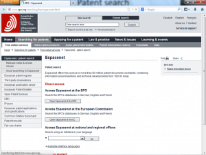Click  the above url to conduct a patent search