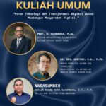 Kuliah Umum Fakultas Sains dan Teknologi Semester Genap TA. 2023/2024